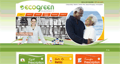 Desktop Screenshot of ecogreenpharmacy.com